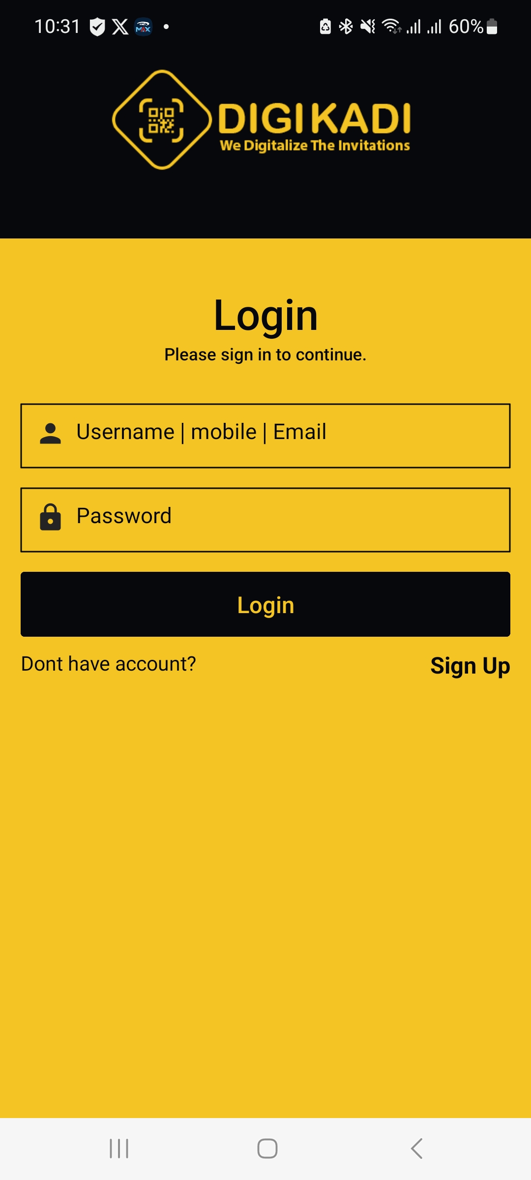 Digikadi invitation card